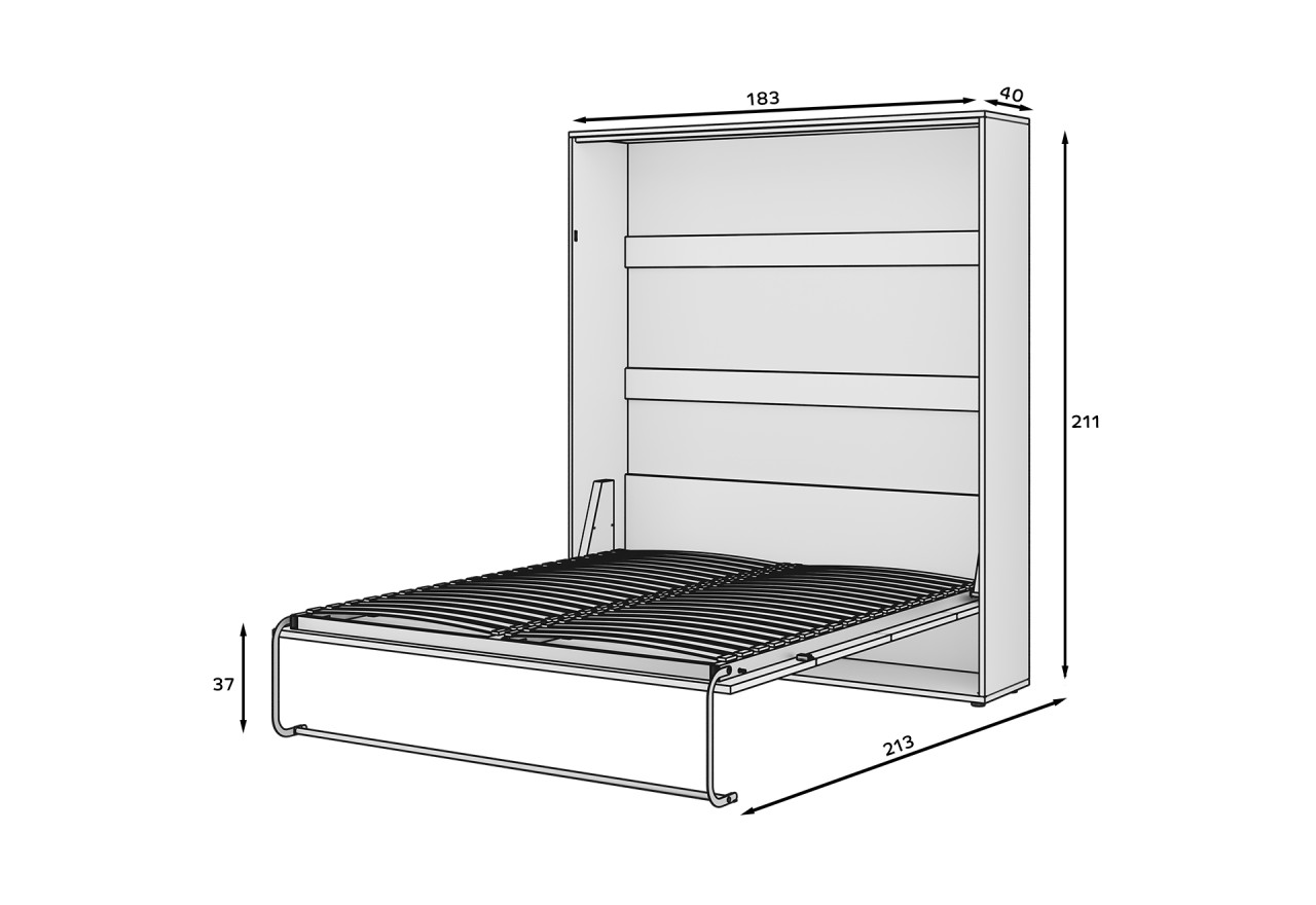 Bett Practic L (160x200)